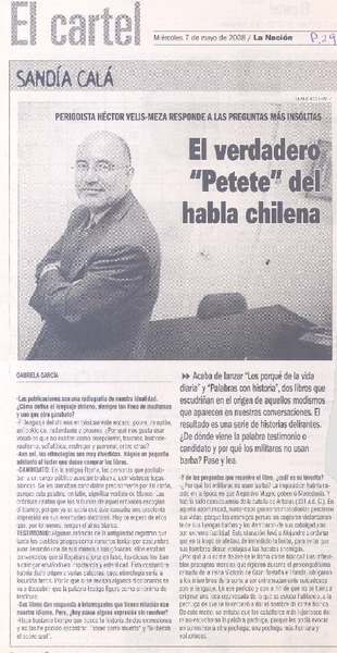 El verdadero "Petete" del habla chilena (entrevista)