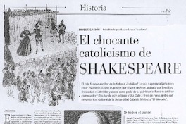 El chocante catolicismo de Shakespeare