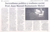 Surrealismo político y realismo social Prof. Juan Manuel Bustamante Michel