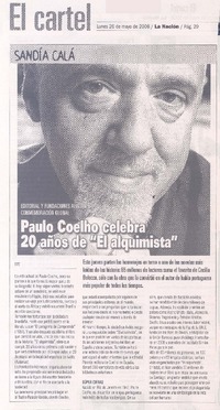 Paulo Coelho celebra 20 años de "El alquimista"