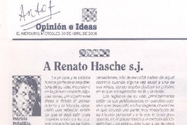 A Renato Hasche s.j.