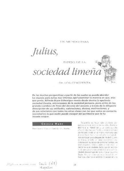 Un mundo para Julius, espejo de la sociedad limeña