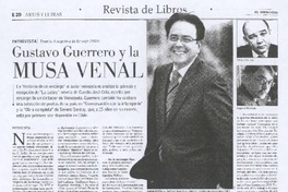 Gustavo Guerrero y la musa venal (entrevista)