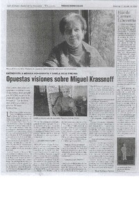 Opuestas visiones sobre Miguel Krassnoff