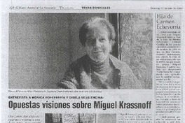Opuestas visiones sobre Miguel Krassnoff