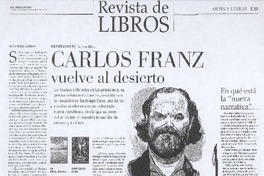 Carlos Franz vuelve al desierto (entrevista)
