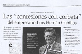 Las "confesiones con corbata" del empresario Luis Hernán Cubillos