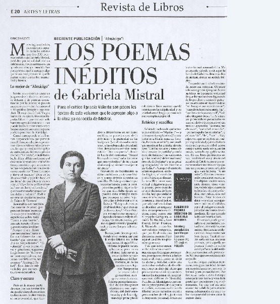 Los poemas inéditos de Gabriela Mistral