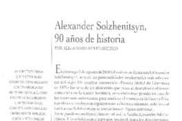 Alexander Solzhenitsyn, 90 años de historia
