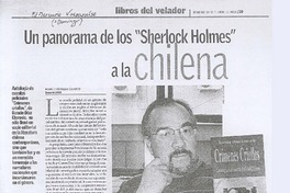 Un panorama de los Sherlock Holmes en la chilena