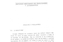 Antonio Machado en realidades y dominantes