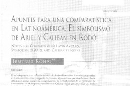 Apuntes para una comparatística en Latinoamérica