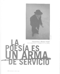 La poesía es un arma de servicio (entrevista)