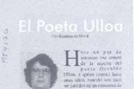 El poeta Ulloa