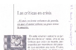 Las críticas en crisis