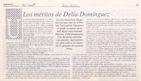 Los méritos de Delia Domínguez