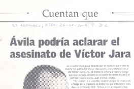 Ávila padría aclarar el asesinato de Víctor Jara