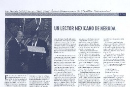 Un lector mexicano de Neruda