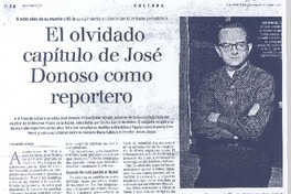 El olvidado capítulo de José Donoso como reportero