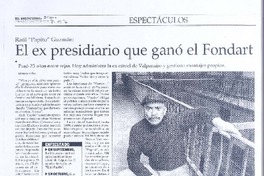 Raúl "Papito" Guzmán: El ex presidiario que ganó el Fondart