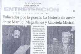 Enlazados por la poesía: La historia de amor entre Manuel Magallanes y Gabriela Mistral