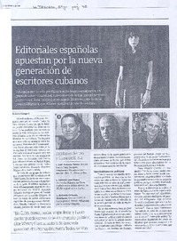Editoriales españolas apuestan por la nueva generación de escritores cubanos