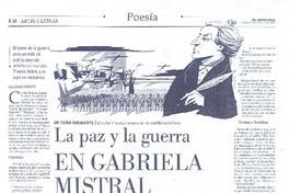 La paz y la guerra en Gabriela Mistral
