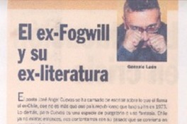 El ex-Fogwill y su ex-literatura