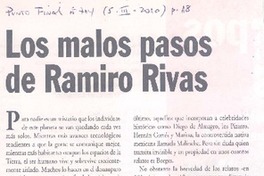 Los malos pasos de Ramiro Rivas