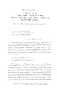Laudatio a Humberto López Morales en su investidura como Doctor Honoris Causa