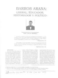 Liberal, educador, historiador y político