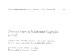 Presente y futuro de la educación geográfica en Chile