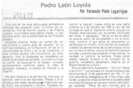 Pedro León Loyola