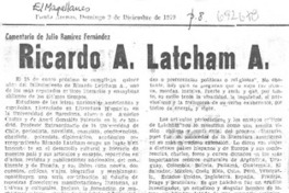 Ricardo A. Latcham A.