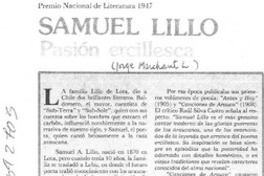 Samuel Lillo pasión ercillesca