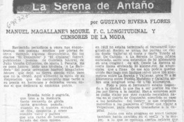 Manuel Magallanes Moure, F.C. longitudinal y censores de la moda