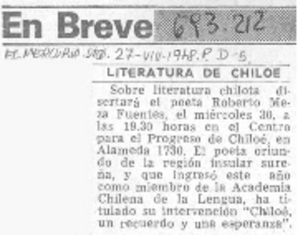 Literatura de Chiloé.
