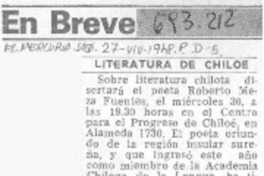 Literatura de Chiloé.