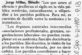 Jorge Millas, filósofo.