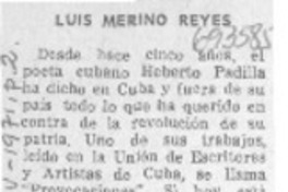 Luis Merino Reyes.