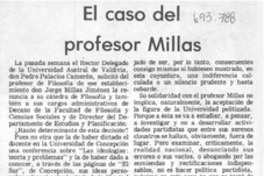 El caso del profesor Millas