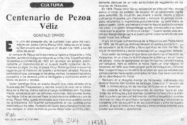 Centenario de Pezoa Véliz