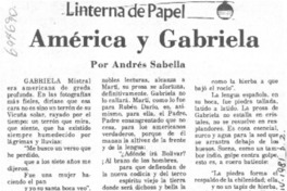América y Gabriela