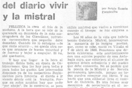Recuerdan 17° aniversario de la muerte de Gabriela Mistral.