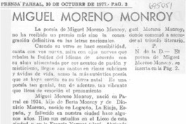 Miguel Moreno Monroy.