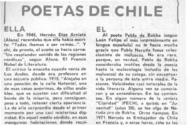 Poetas de Chile.