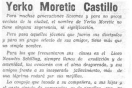 Yerko Moretic Castillo