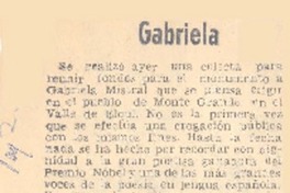 Gabriela.