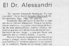 El Dr. Alessandri