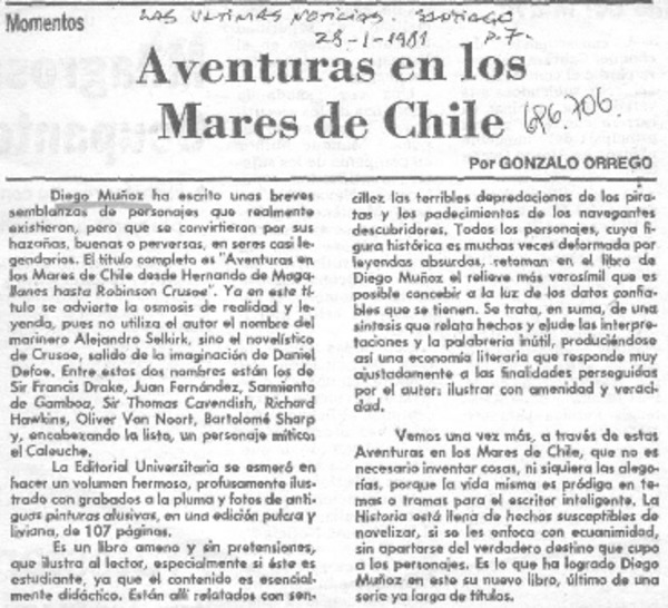 Aventuras en los mares de Chile
